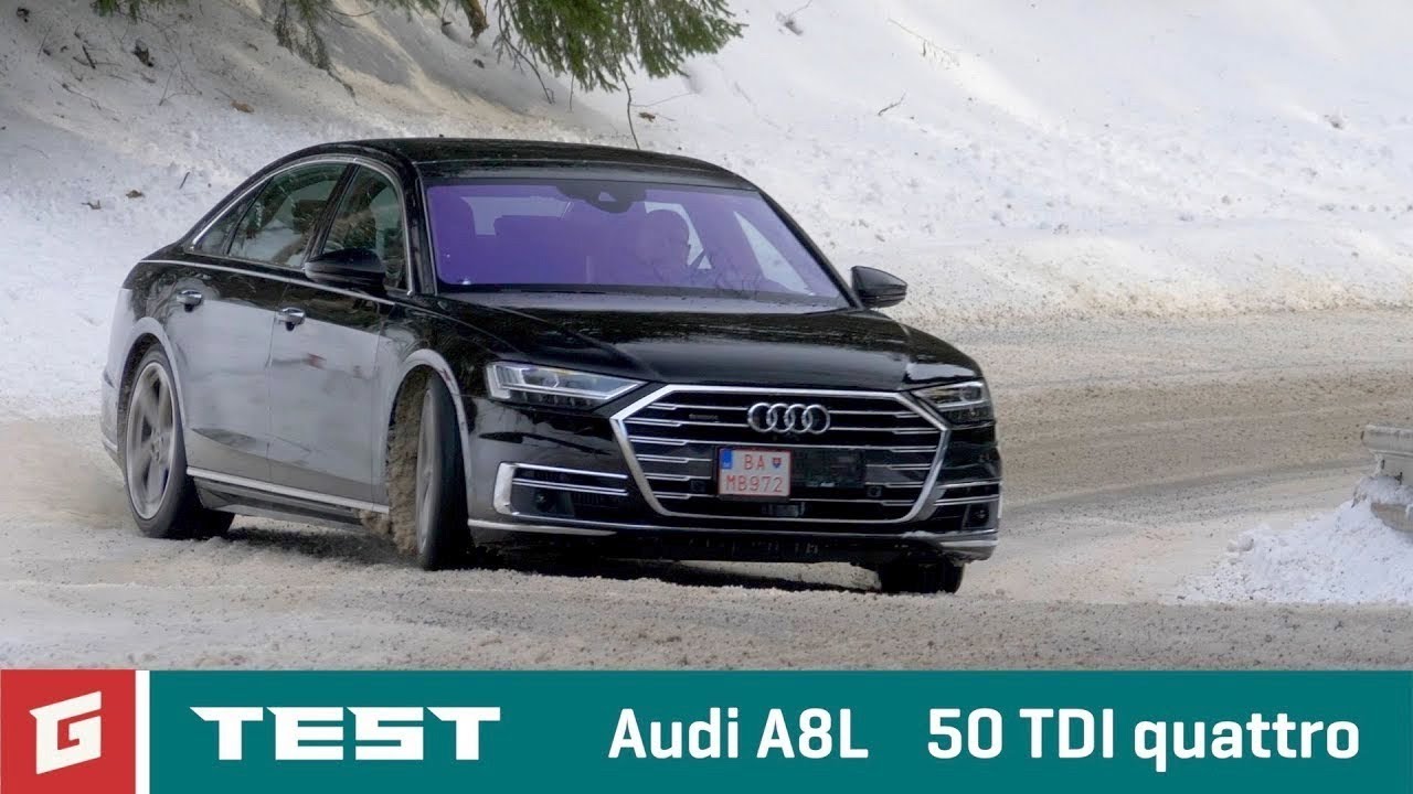 AUDI A8L 50 TDI quattro - NEW ENG SUBTITLES !!! TEST - Garaz.TV - Rasťo Chvála
