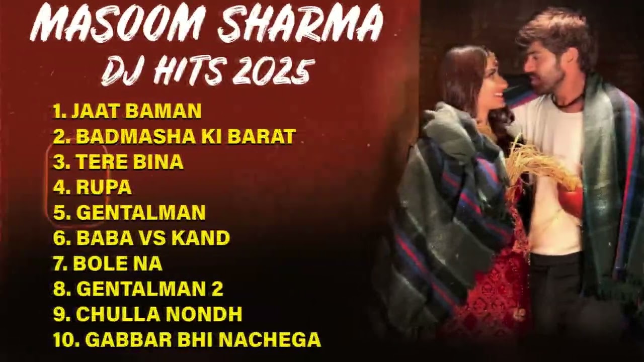 Masoom Sharma Banned Songs 2025 | Top 10 Hit Song | Latest Haryanvi Song | New Haryanvi Song