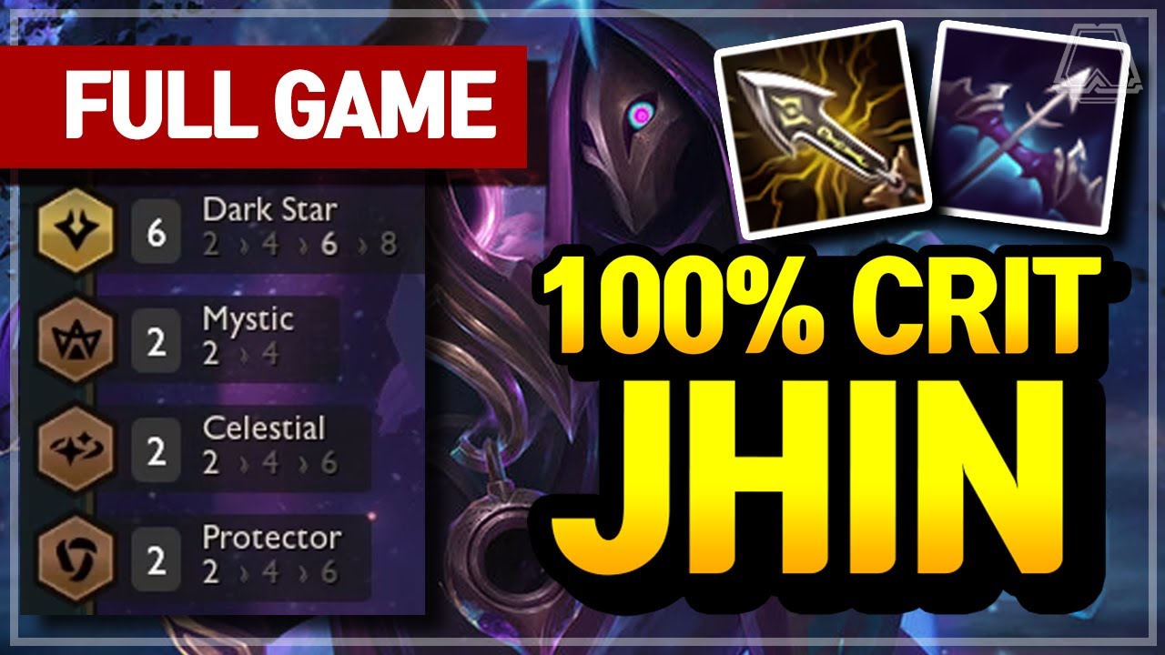 Jhin Carry! (6 Dark Star Comp) - Teamfight Tactics Full Game | TFT Galaxies | Master