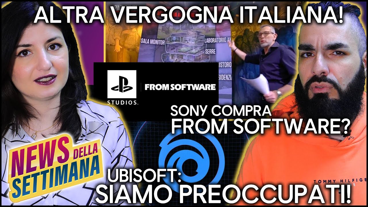 COMPLIMENTI ALLA TV ITALIANA...! | UBISOFT CI PREOCCUPA | SONY ACQUISTA FROM SOFTWARE? #NEWS