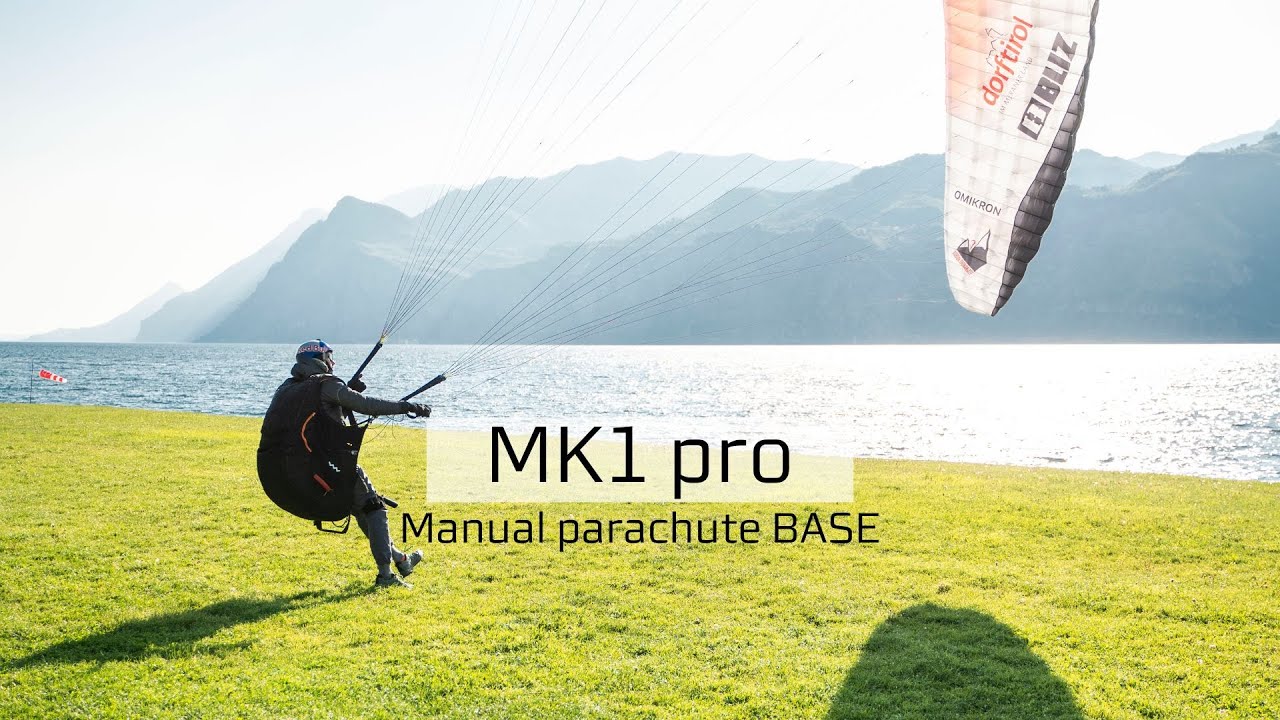 MK1 pro | MANUAL PARACHUTE BASE | Acro paragliding harness with base system