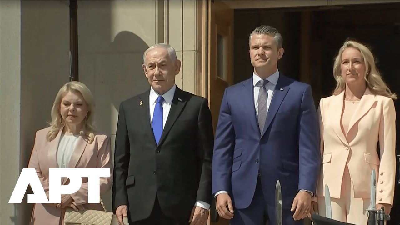 US Defense Secretary Pete Hegseth Meets Israeli Prime Minister Benjamin Netanyahu in Arlington | APT