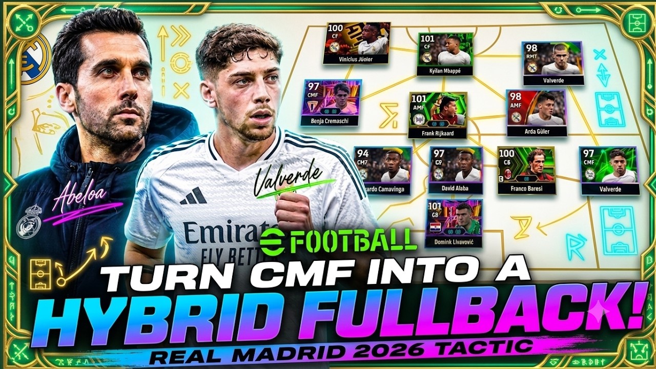 The 4-3-3 with NO Fullbacks! Arbeloa’s Real Madrid 