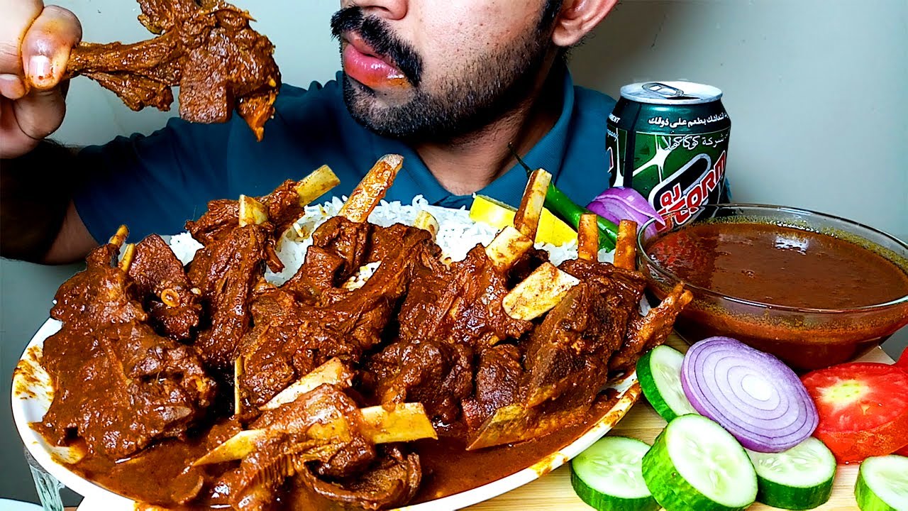 MUTTON CHAAP AND MUTTON CURRY WITH BASMATI RICE | #hungryPIRAN