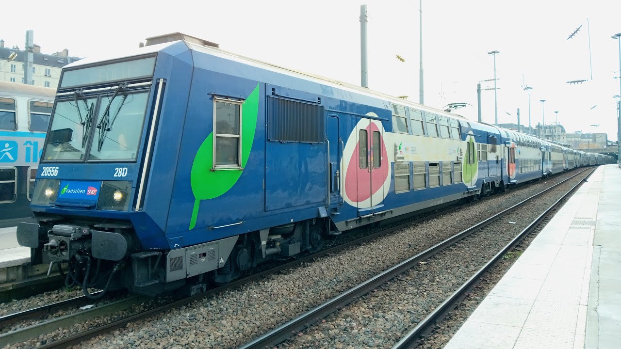 RER🟩Ligne D🟩🚈Z20500 Transilien : Creil (Oise)➡️Paris Gare du Nord Surface (Rupture d'interconnexion)