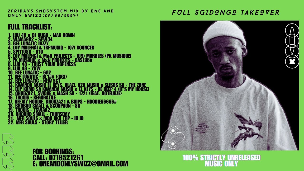 2FRIDAYS SNDSYSTEM MIX By One And Only Swizz | “SGIDONGO PARTY” | STRICTLY UNRELEASED MUSIC ONLY