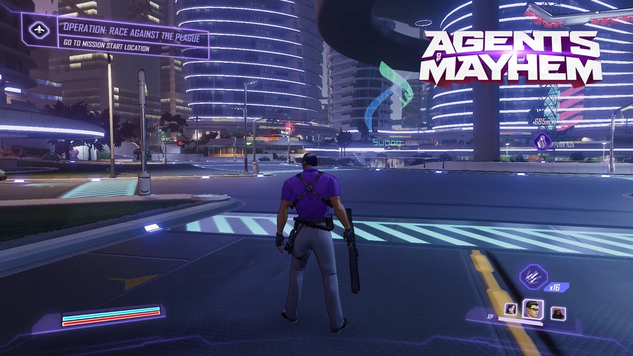 Agents Of Mayhem Free Roam Gameplay | 1920 x 1080 | High Graphics | Nvidia gtx 1050 Ti