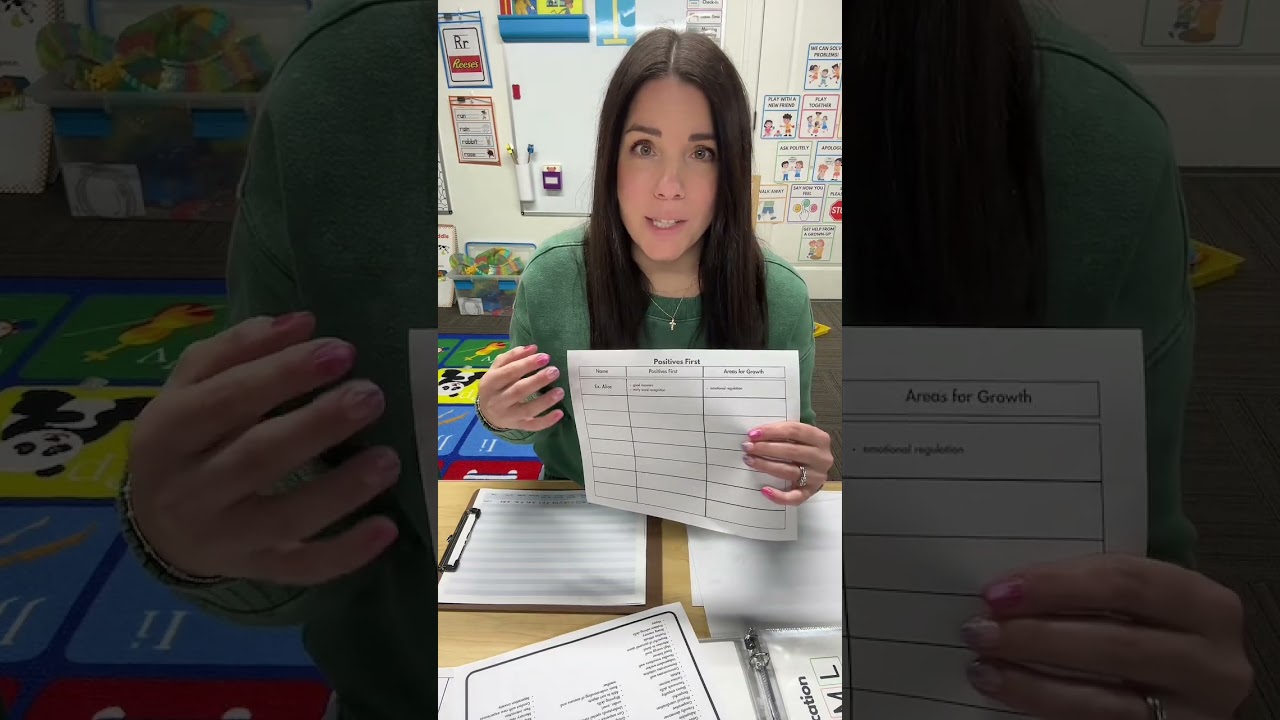 Here’s everything I do to plan and prepare for spring preschool conferences