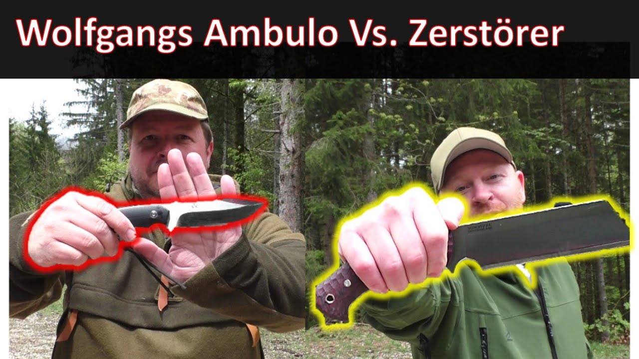 Messer Wolfgangs Ambulo Neu Vs. Zerstörer von Survival Deutschland