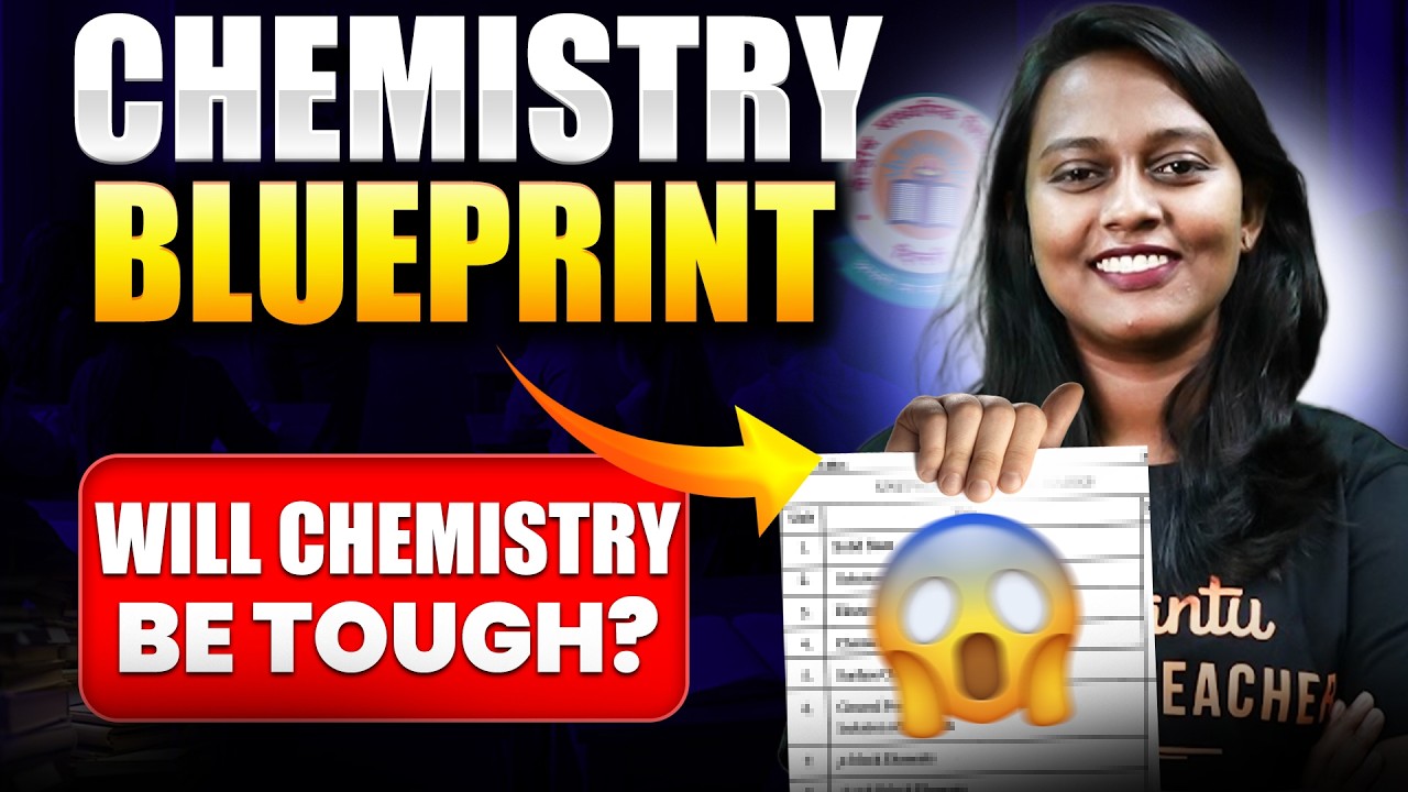CBSE Class 12 Chemistry Blueprint 2026 📄 | Will it be TOUGH? 😱