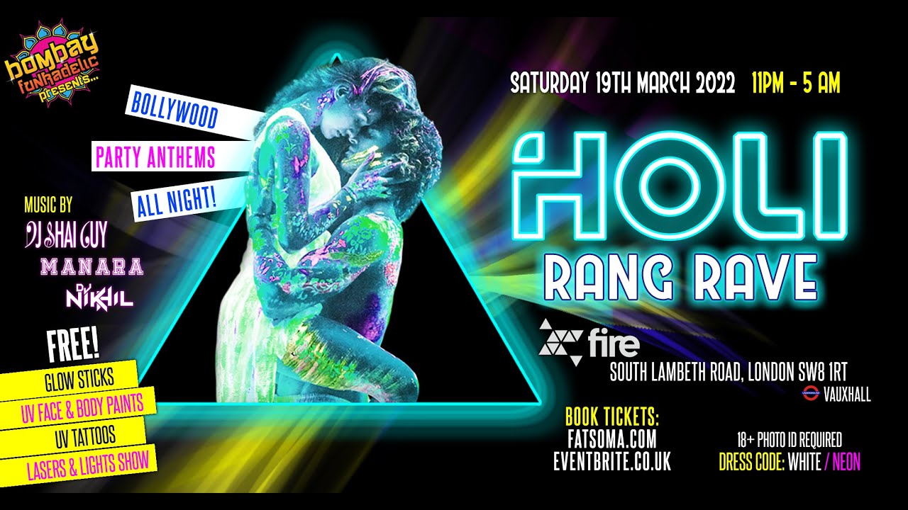Bombay Funkadelic Holi Rang Rave teaser