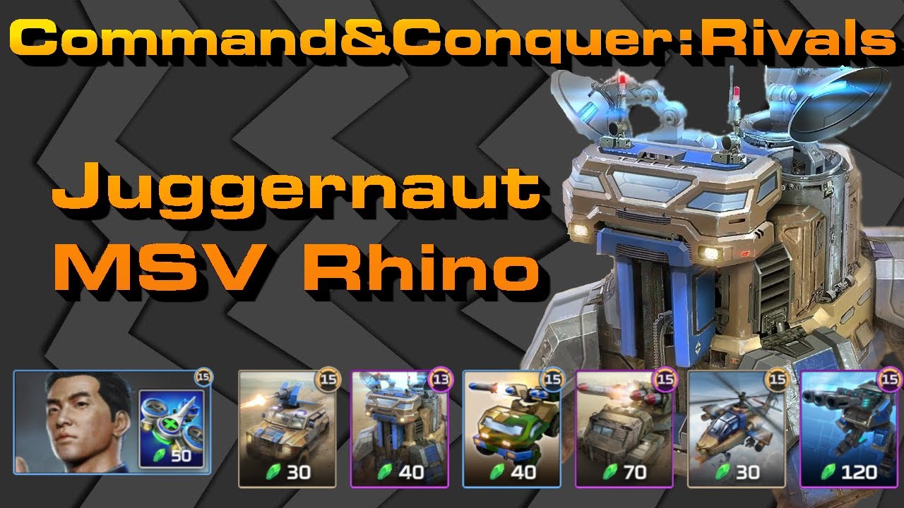 C&C Rivals: MSV Jugg Rhino!