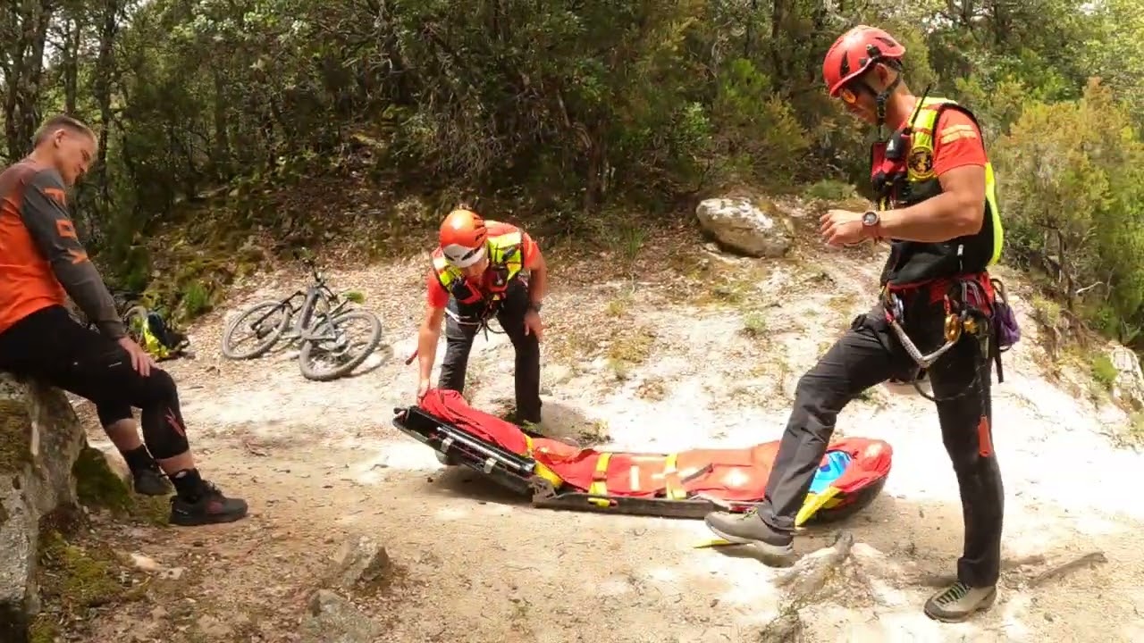 dragon20 personne blessée suite à chute vtt secteur Guitera