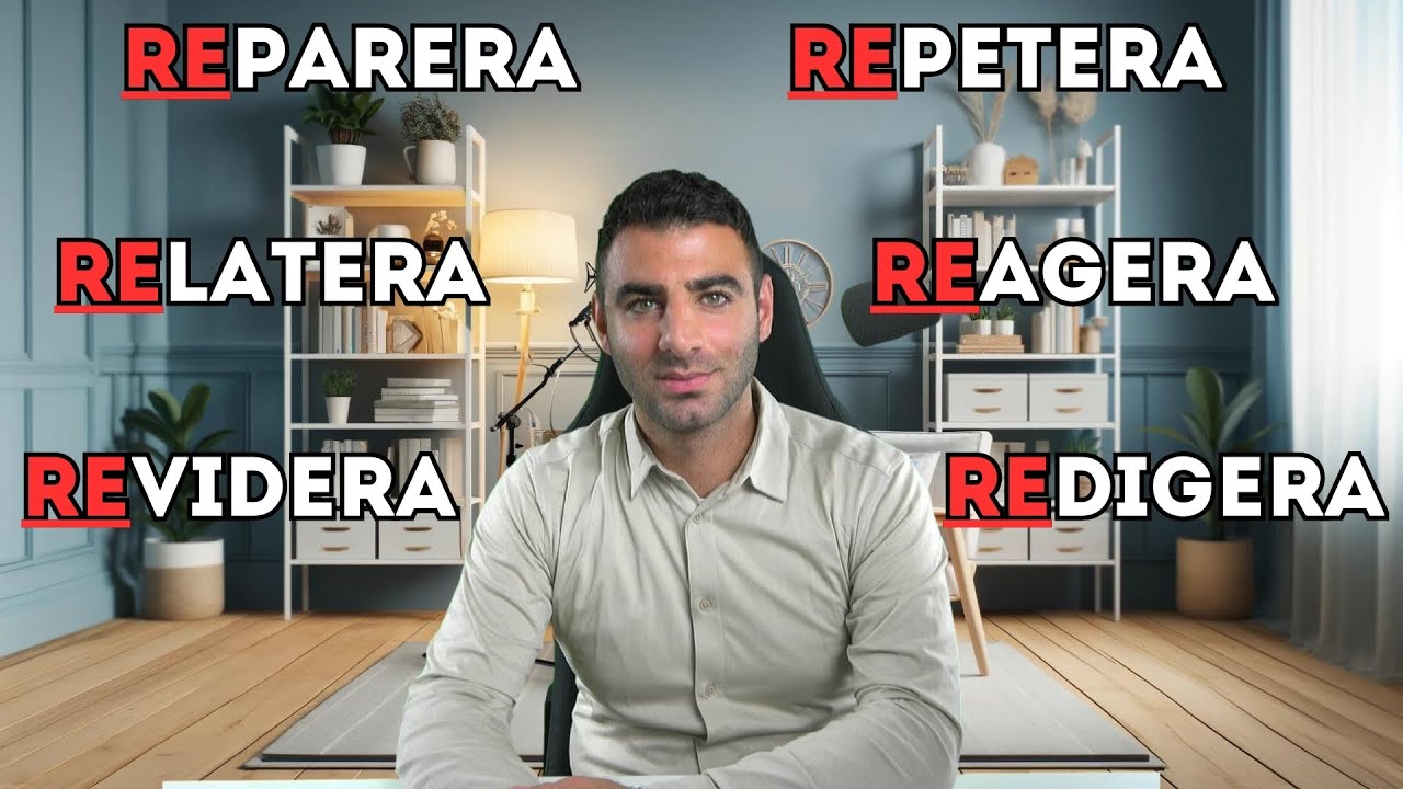 Svensk grammatik: Prefixet RE-