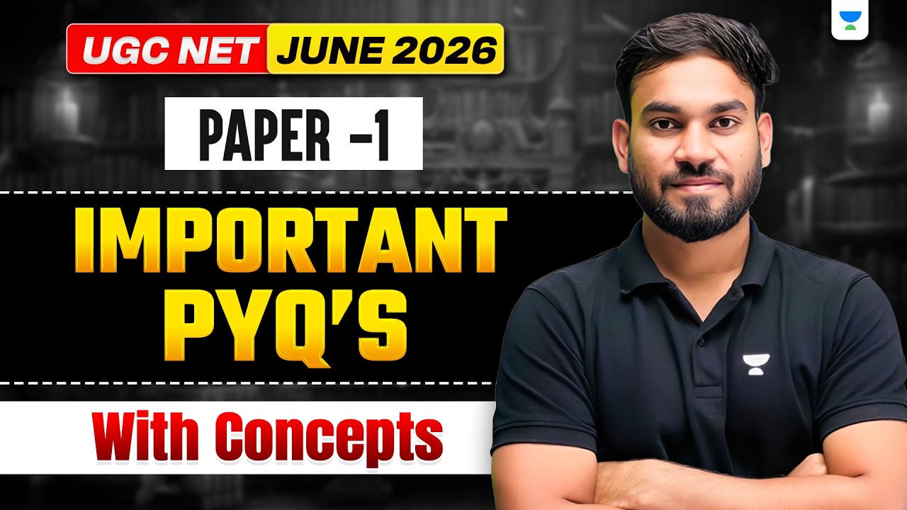 UGC NET Paper 1 | Most Important PYQs with Concept | UGC NET Paper 1 June 2026 | Dharmendra sir