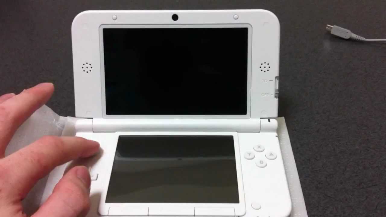 Nintendo 3DS LL (XL) White Unboxing and 3DS/DS Game Test