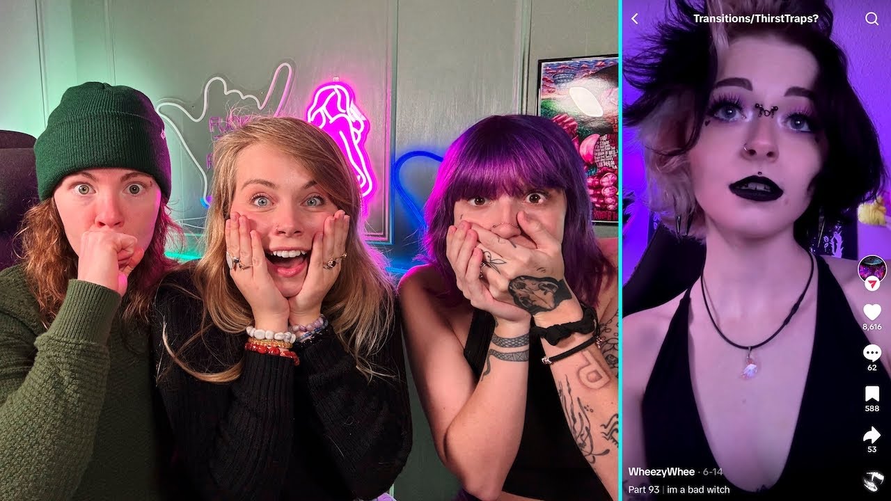 Reacting to NotEasyBeinWheezy Thirst Traps with QueenOfVikings! - Hailee And Kendra
