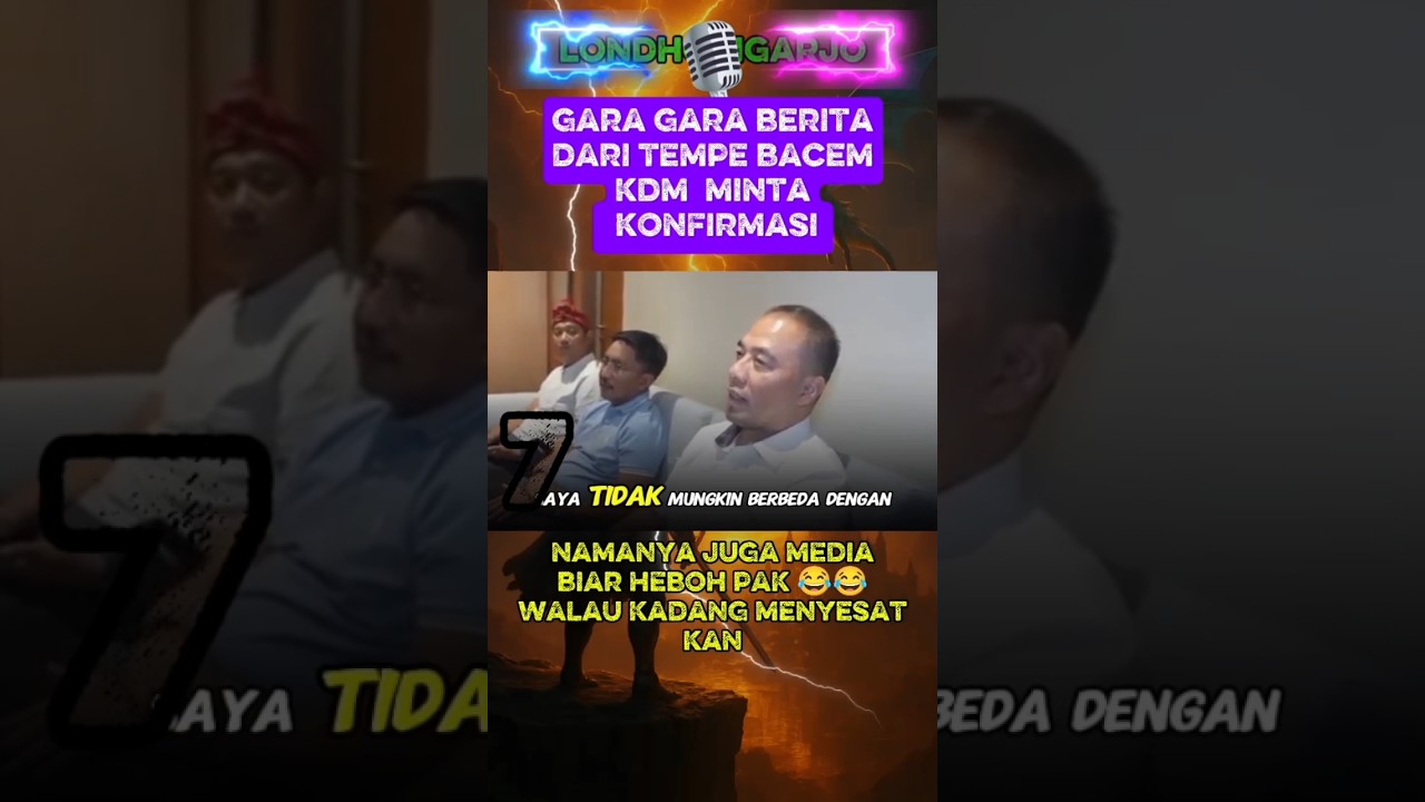 gara gara berita dari media tempe bacem