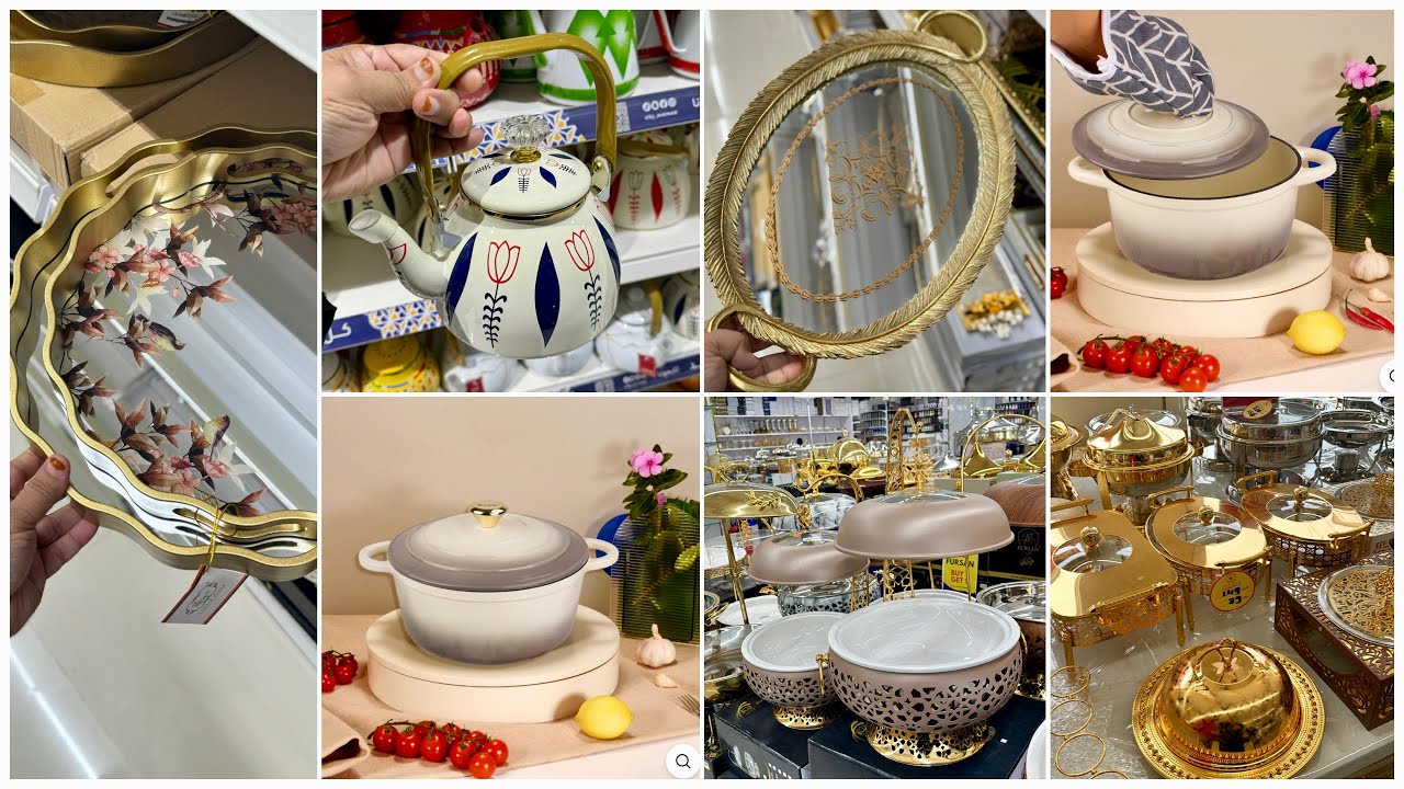 Shopping some luxury crockery for a housewarming/നാട്ടിൽ ഉള്ളവർക്കു dutch oven pots കുറഞ്ഞ വിലയിൽ