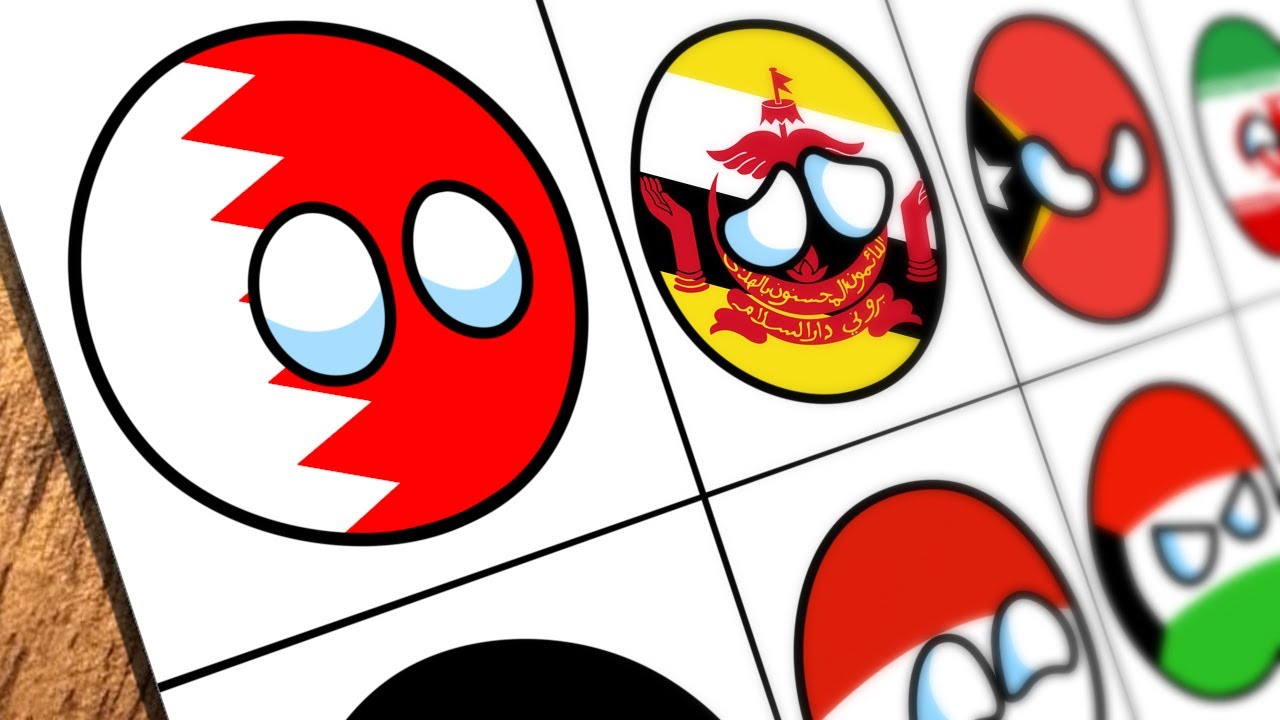 Drawing ASIAN COUNTRYBALLS / How to draw  COUNTRYBALLS