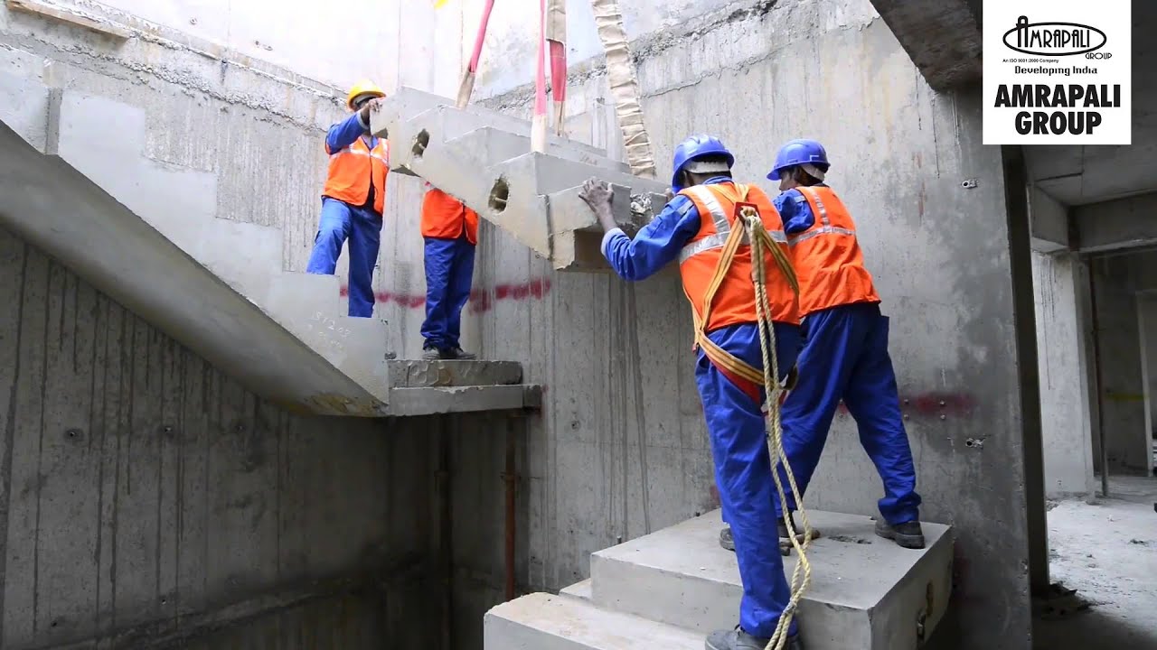 PRECAST TECHNOLOGY- PRECAST ERECTION AT PROJECT SITE