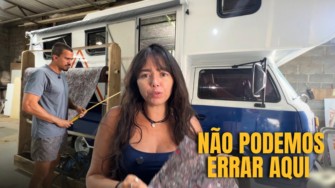 Come&ccedil;ou o ISOLAMENTO da Kombi Safari:  etapa essencial do projeto. 