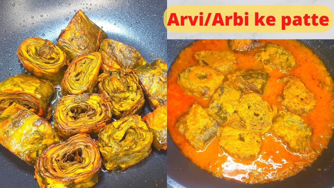 Arvi Ke patte besan ki Sabzi | Colocasia leaves Curry | Arbi ke patton ka salan #Patuay #faricooks
