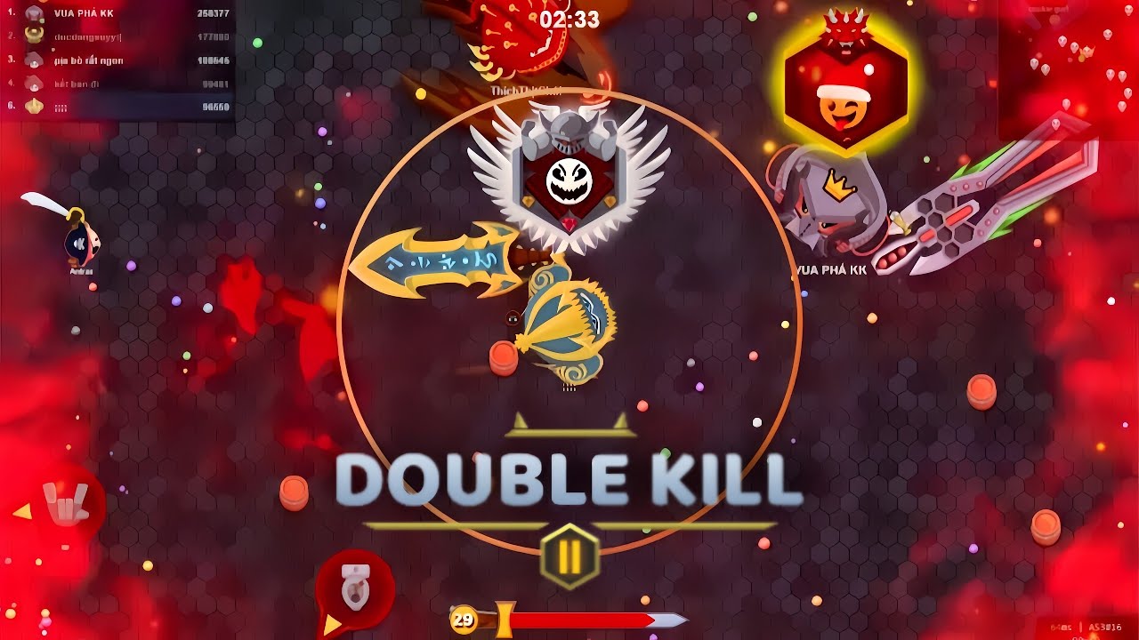 Evowars.io🕹️Khi Elven đối đầu VUA PHÁ và Double kill thần sầu🔥