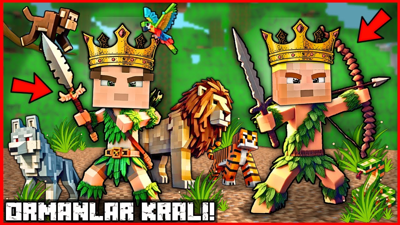 EFEKAN VE ALPEREN ORMANLAR KRALI OLDU! 😱 -Minecraft