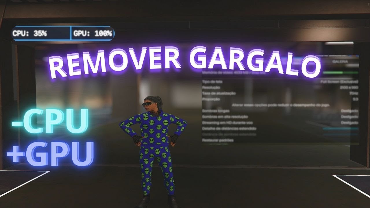 COMO REMOVER GARGALO FIVEM 2026 | +GPU - CPU