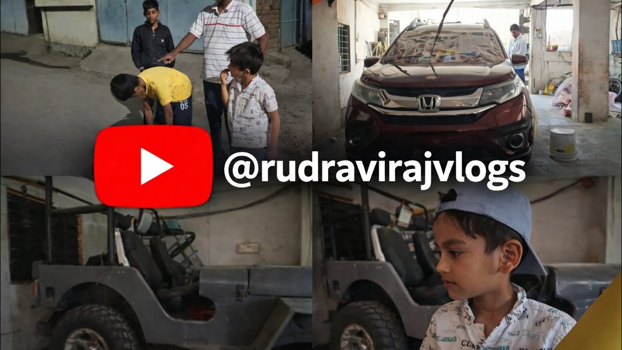 A DAY WITH DAILY VLOGS AND CAR PAINTER DAY 2 #dailyvlog #youtubevlog #youtube #maharashtra #marathi