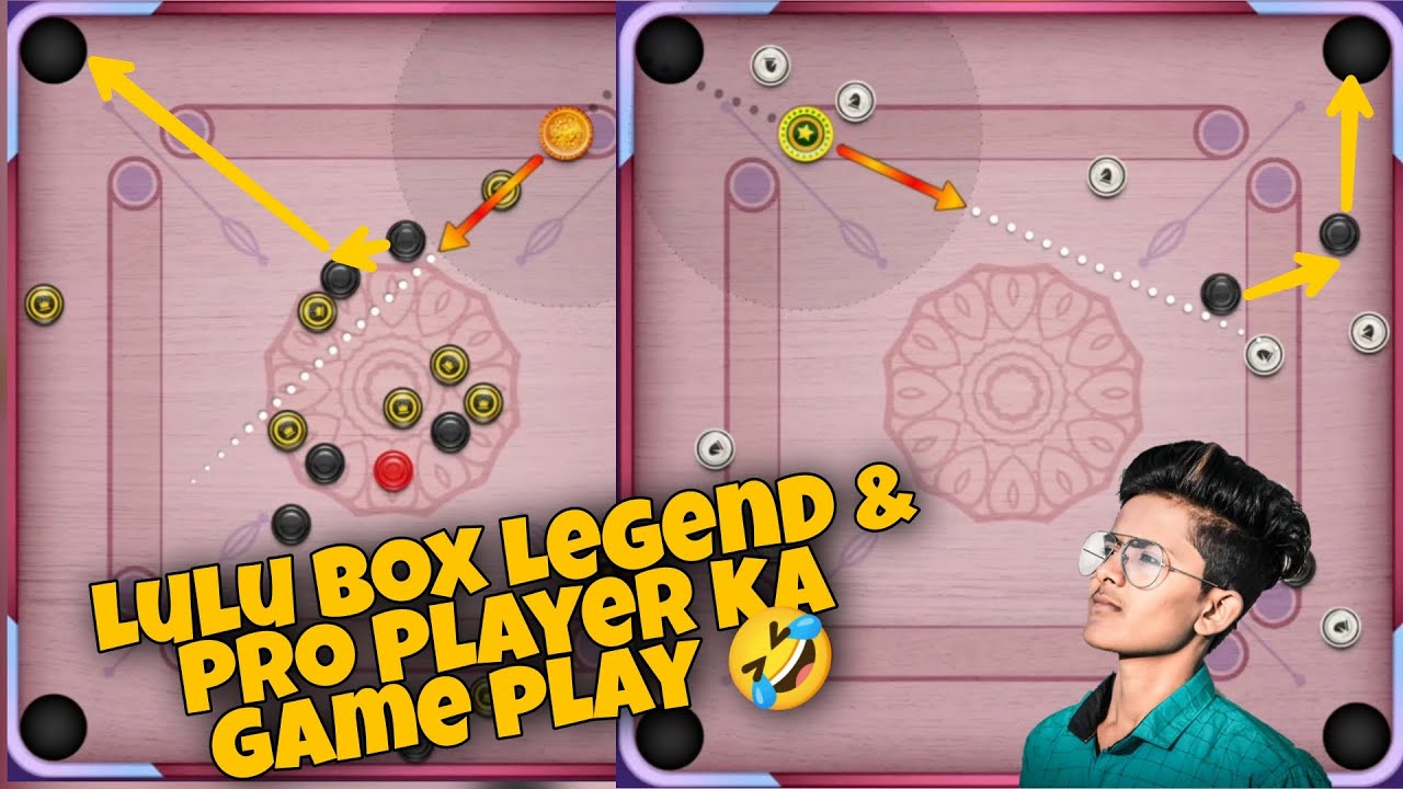 Lulu Box Legend & Pro Player 🤣| Carrom Pool | Gaming Nazim | Funny Game play Carrom pool