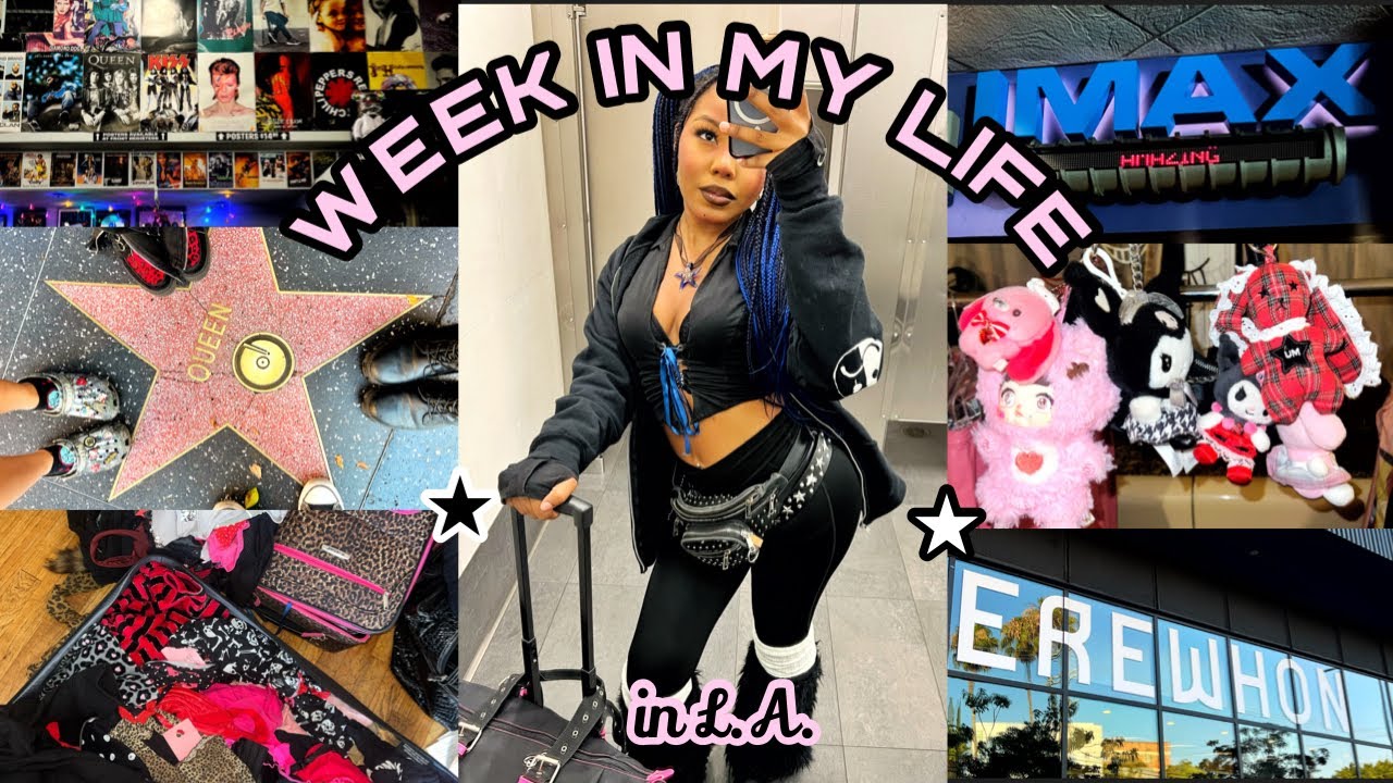 ☆ WEEK IN MY LIFE in L.A. ☆ sanrio hunting, mystery blind box unboxings, exploring L.A.+