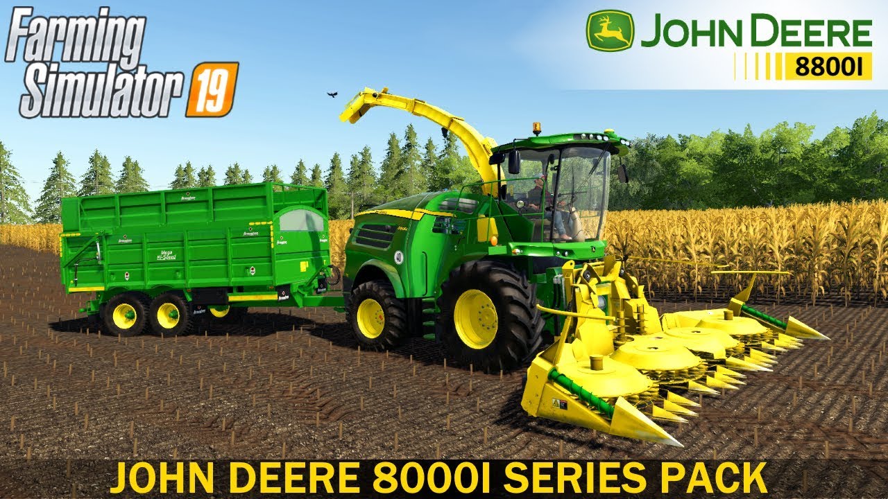 Farming Simulator 19 - JOHN DEERE 8000I SERIES Corn Silage Harvest