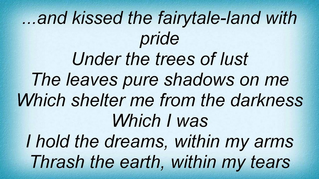 Lacrimas Profundere - A Fairy's Breath Lyrics