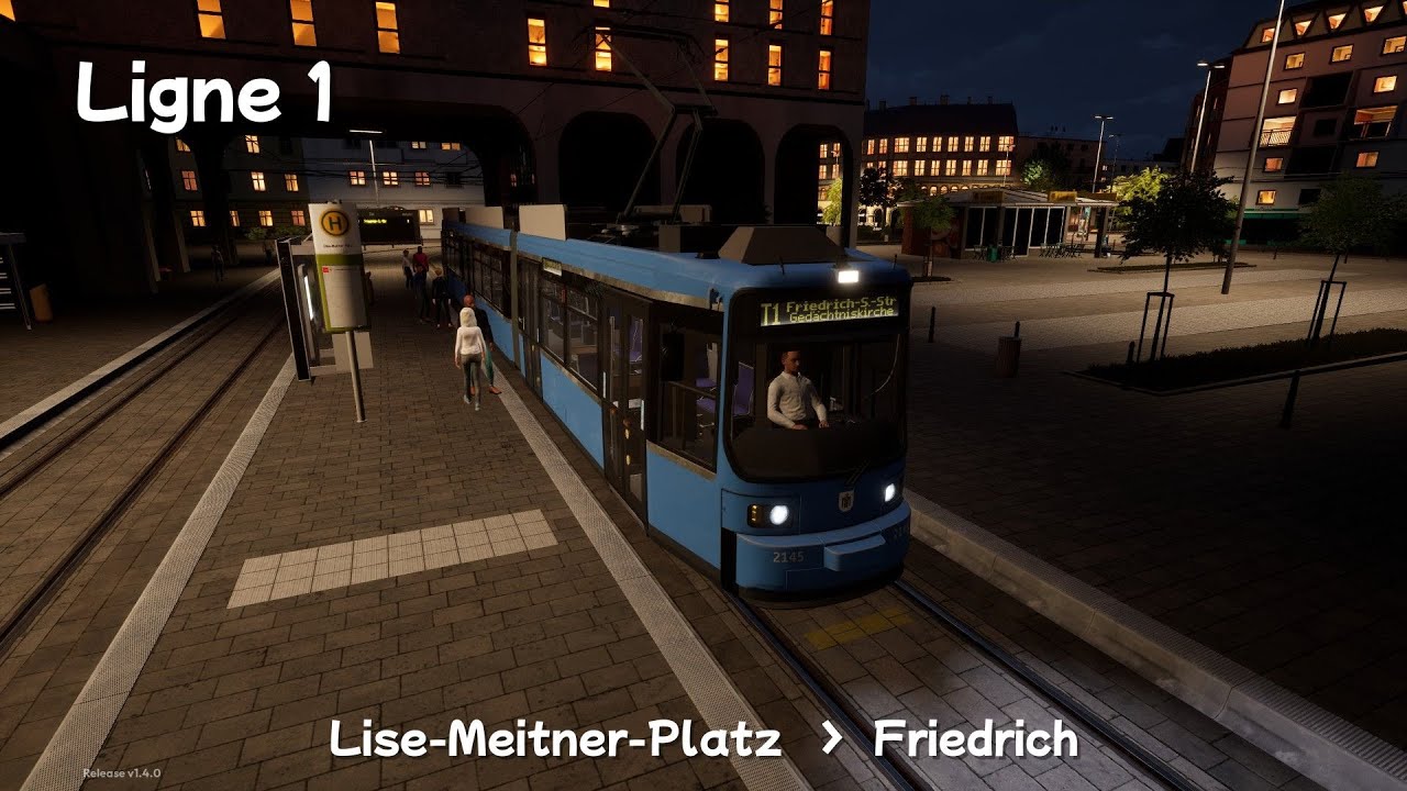 City Transport Simulator- Saison 2 - Ligne 1 R2.2B _ LISE MEITNER PLATZ----FRIEDRICH