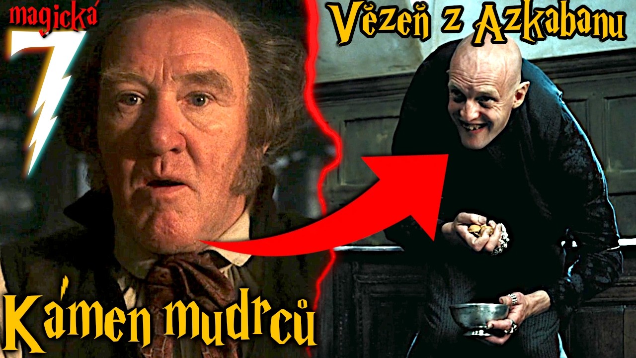 7 postav v sérii Harry Potter, které hráli různí herci!