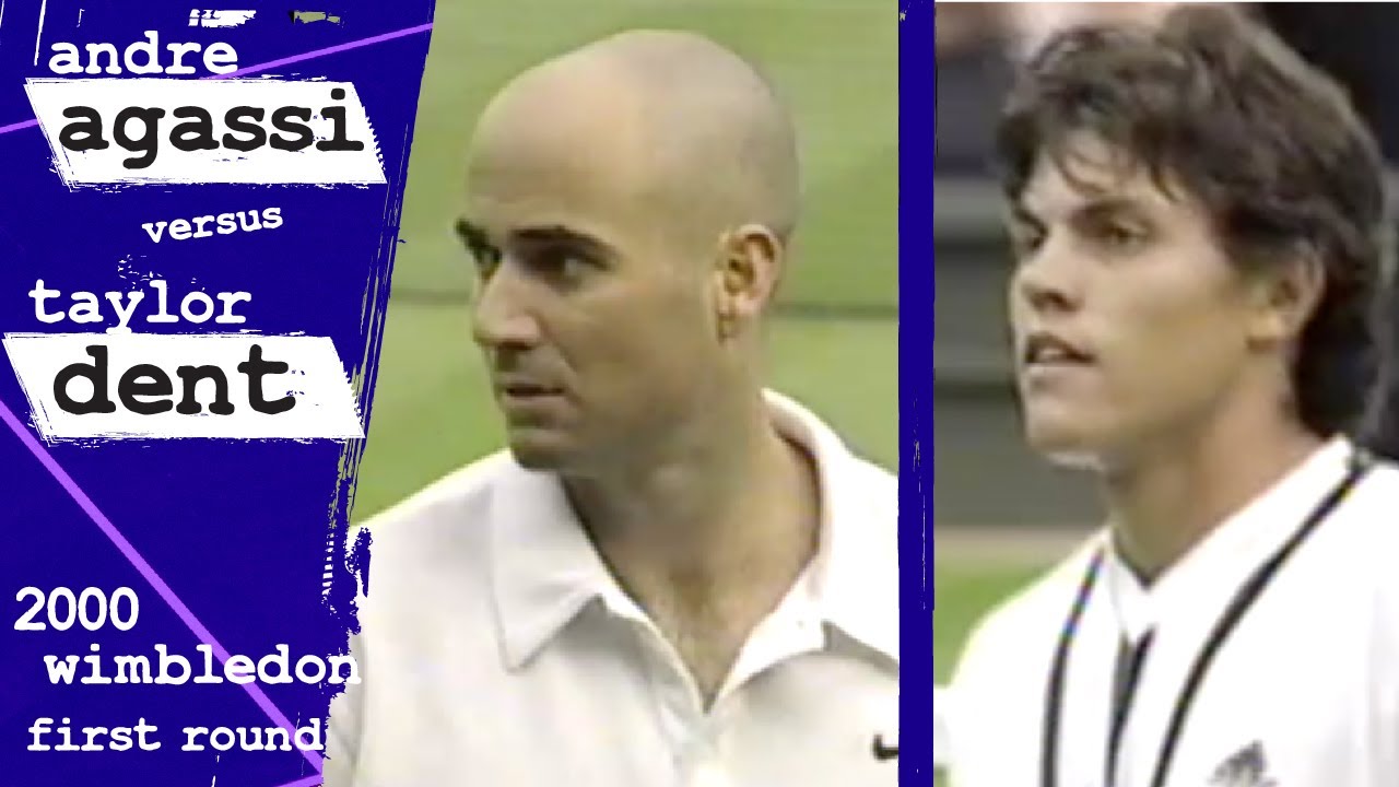 Agassi v Dent 2000 Wimbledon First Round