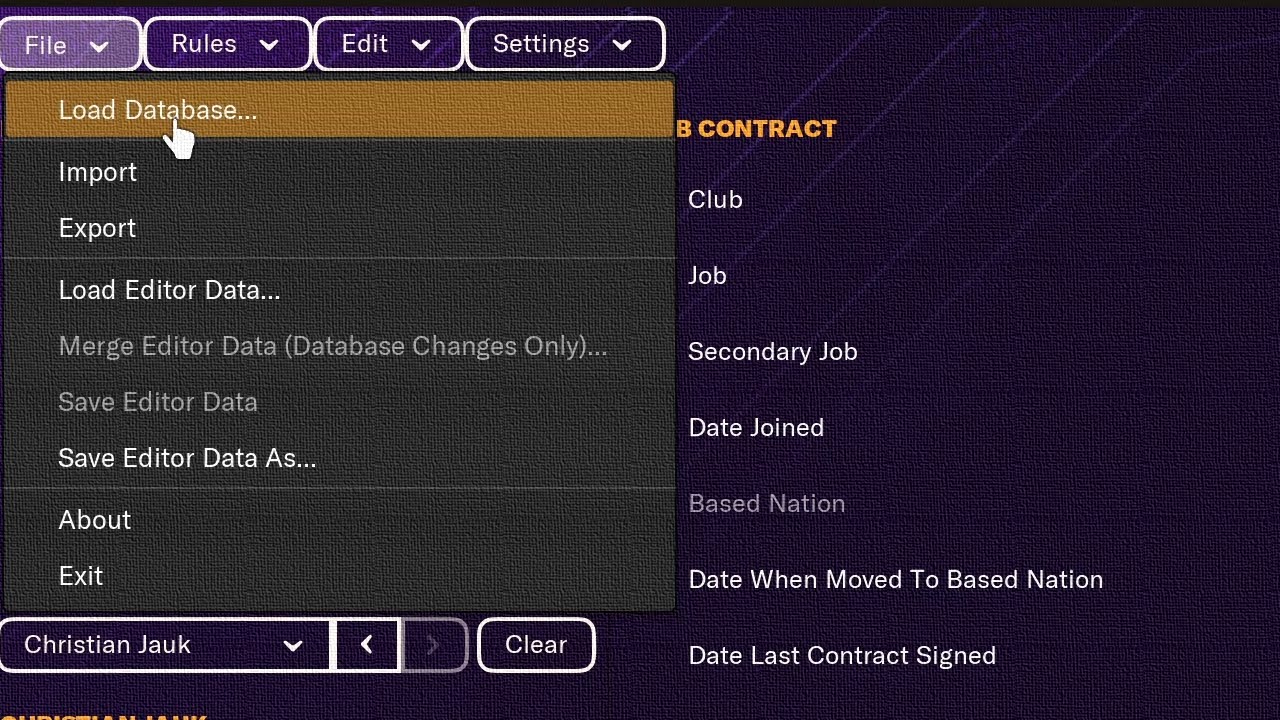 How To Navigate Football Manager's Pre-Game Editor