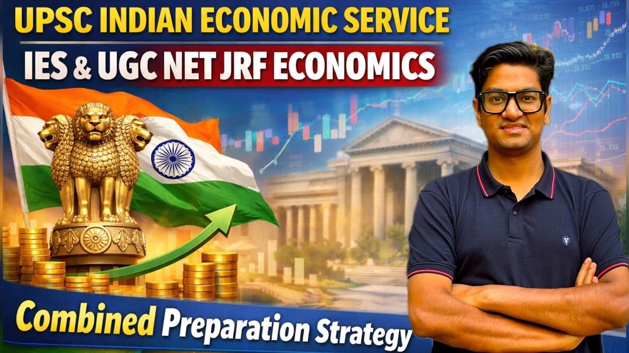 UGC NET JRF & UPSC IES Indian Economics Service Combined Syllabus & Exam Preparation Strategy 