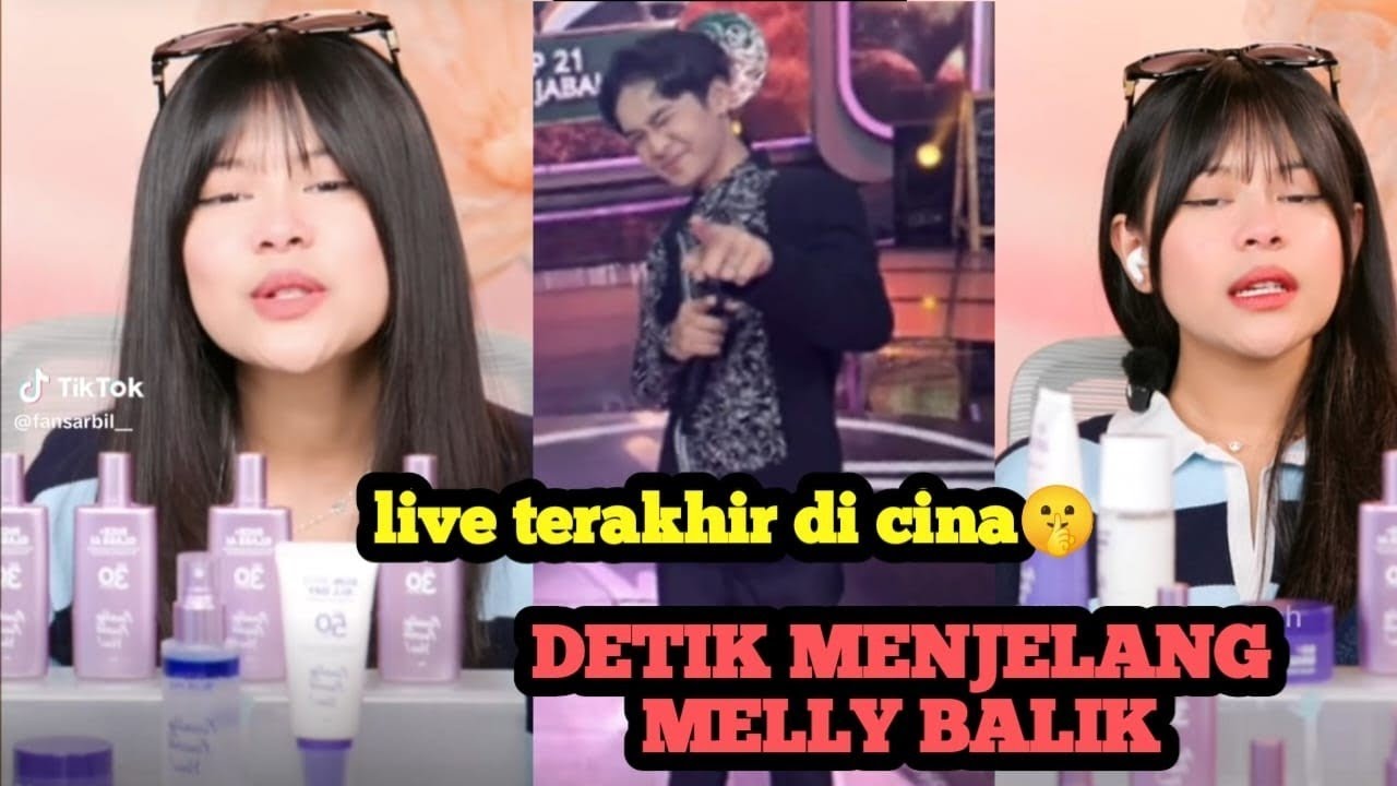 LIVE TERAKHIR MELLY DI CHINA ‼️ Detik menjelang balik 🤫