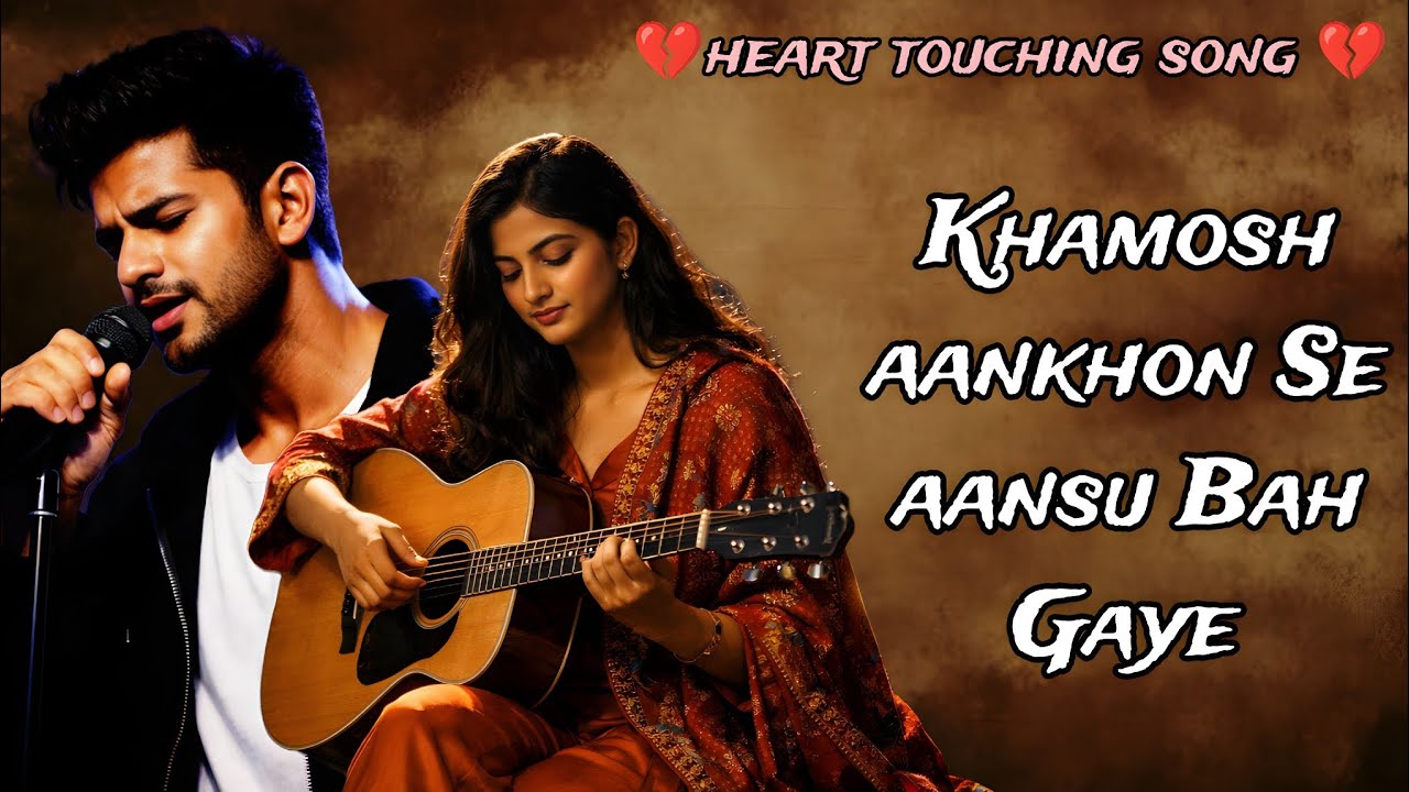 💔KHAMOSH AANKHON SE AANSU BAH GAI HEART TOUCHING SONG खामोश आंखों से आंसू बह गई 💔