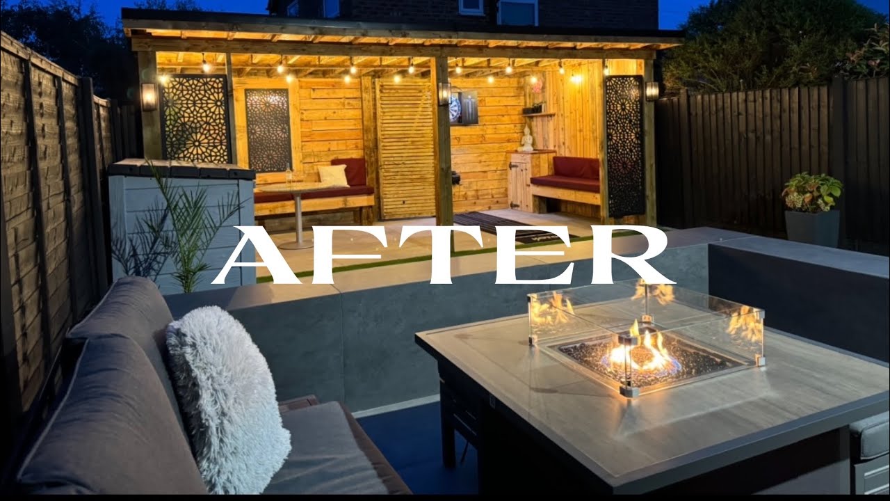 Epic Garden Makeover with a Cozy Garden Room!