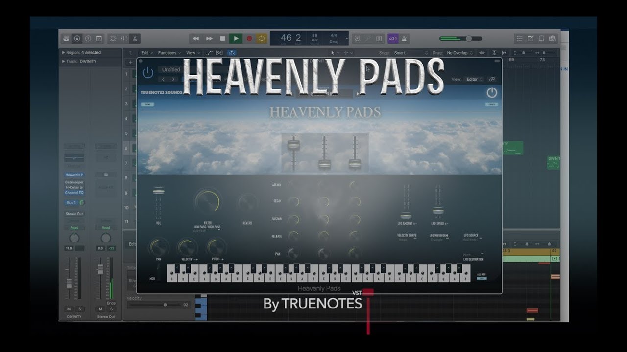 Heavenly Pads VST Plug-in AU Synth HIP-HOP FILM MOVIE SOUNDTRACK strings