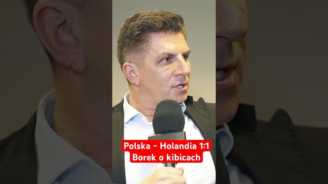 BOREK O KIBICACH NA MECZU POLSKA - HOLANDIA 1:1 #shorts