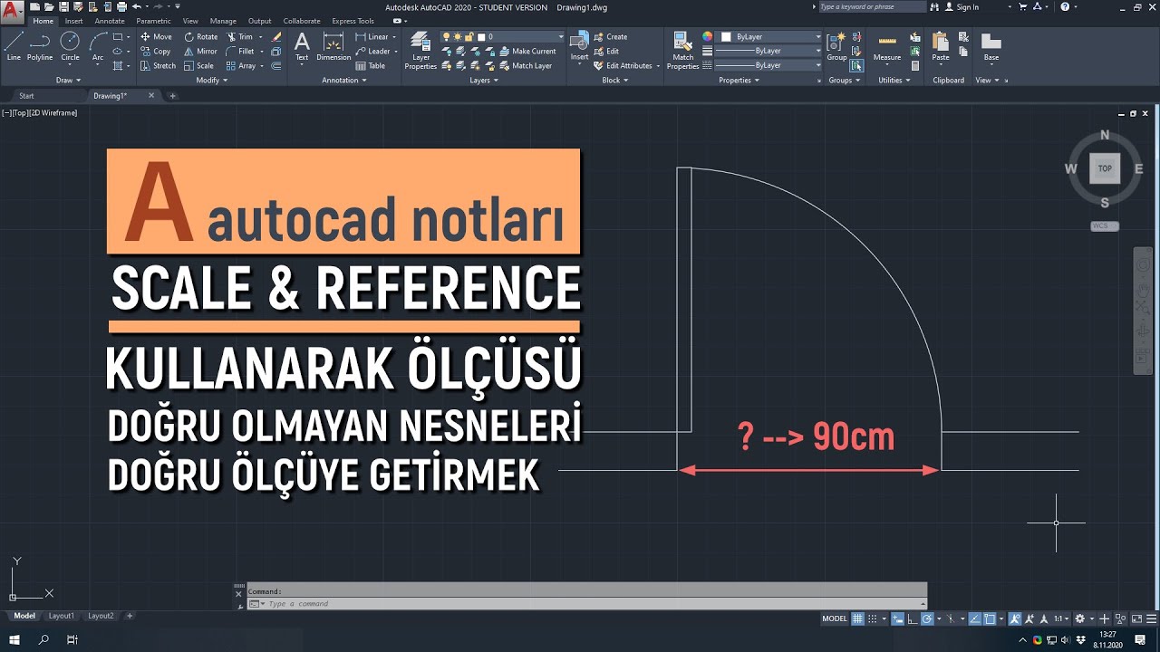 SCALE & Reference kullanarak doğru ölçüye getirmek