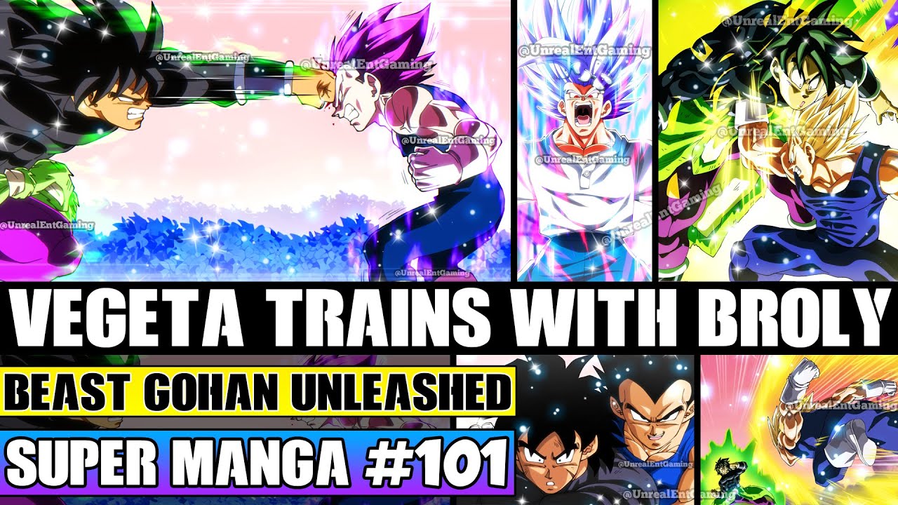 BROLY VS VEGETA REMATCH! Goku Learns About Beast Gohan Dragon Ball Super Manga Chapter 101 Review