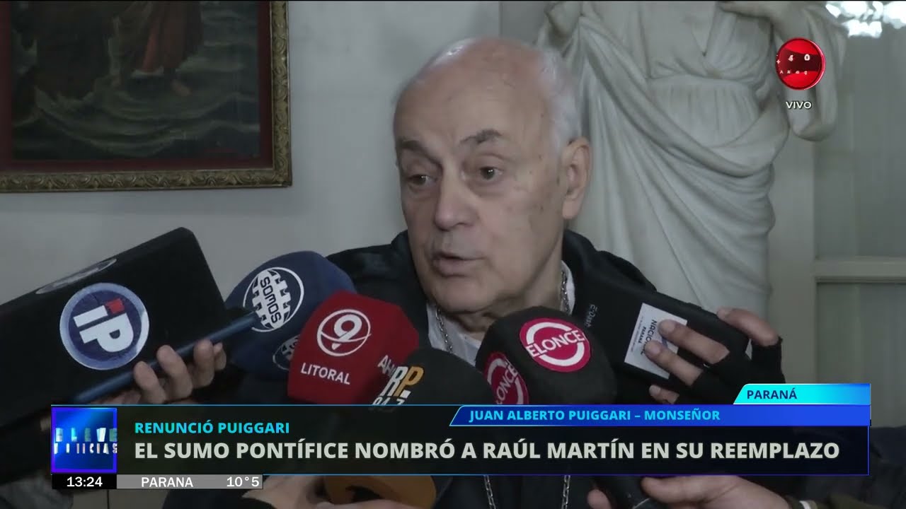 Juan Alberto Puiggari explic&oacute; por qu&eacute; renunci&oacute; al arzobispado de Paran&aacute;