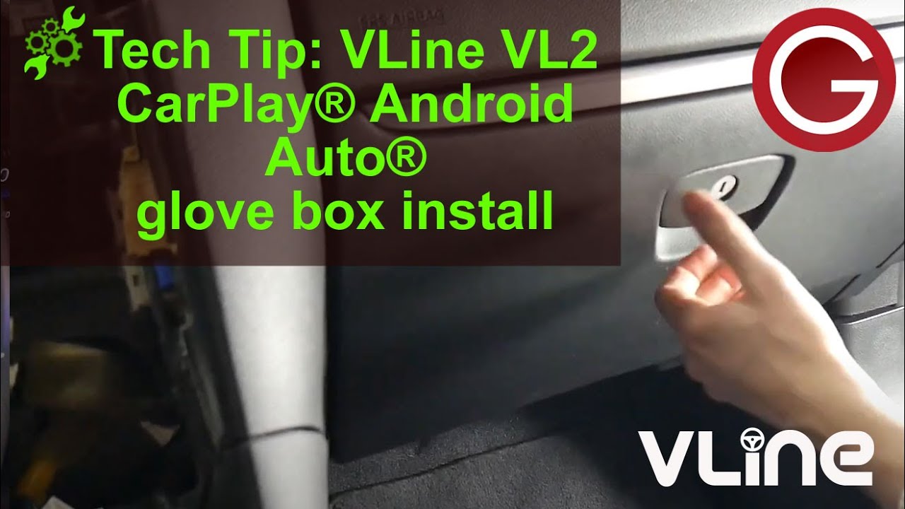 How to install GROM VLine VL2 / VLite VT2 into glove box CarPlay Android Auto Infiniti Nissan NIS9