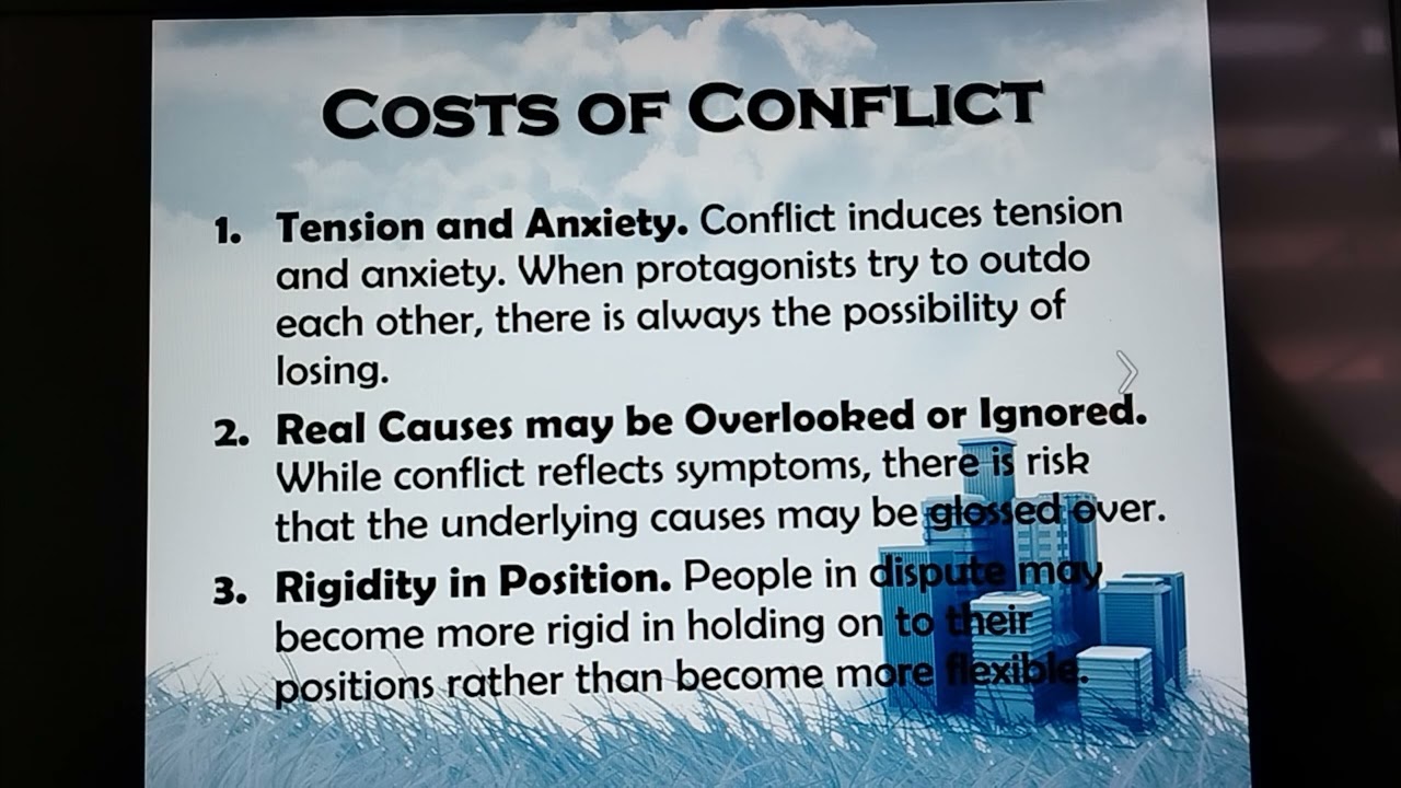 The Nature of Conflict